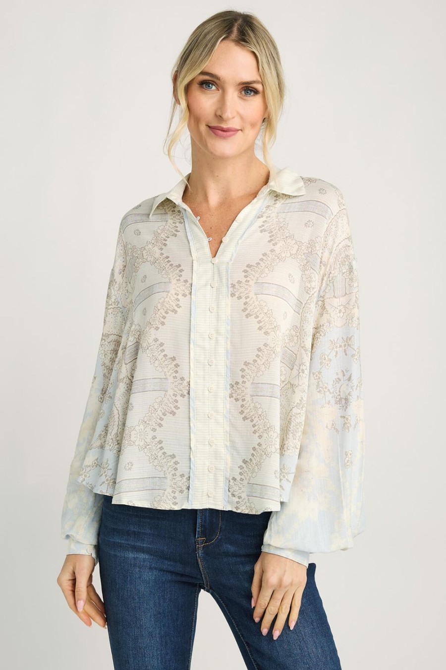 Clothing Free People Shirts | Free People Virgo Baby Buttondown