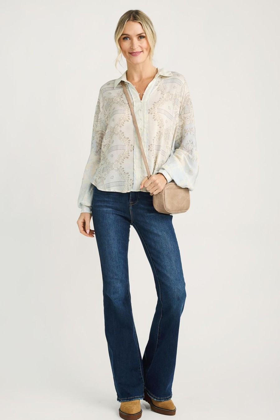 Clothing Free People Shirts | Free People Virgo Baby Buttondown