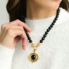 Accessories Susan Shaw | Susan Shaw Black Onyx Necklace