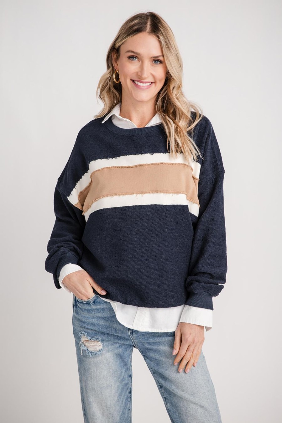 Clothing Aemi + Co Sweatshirts | Aemi + Co Winnie Sweatshirt