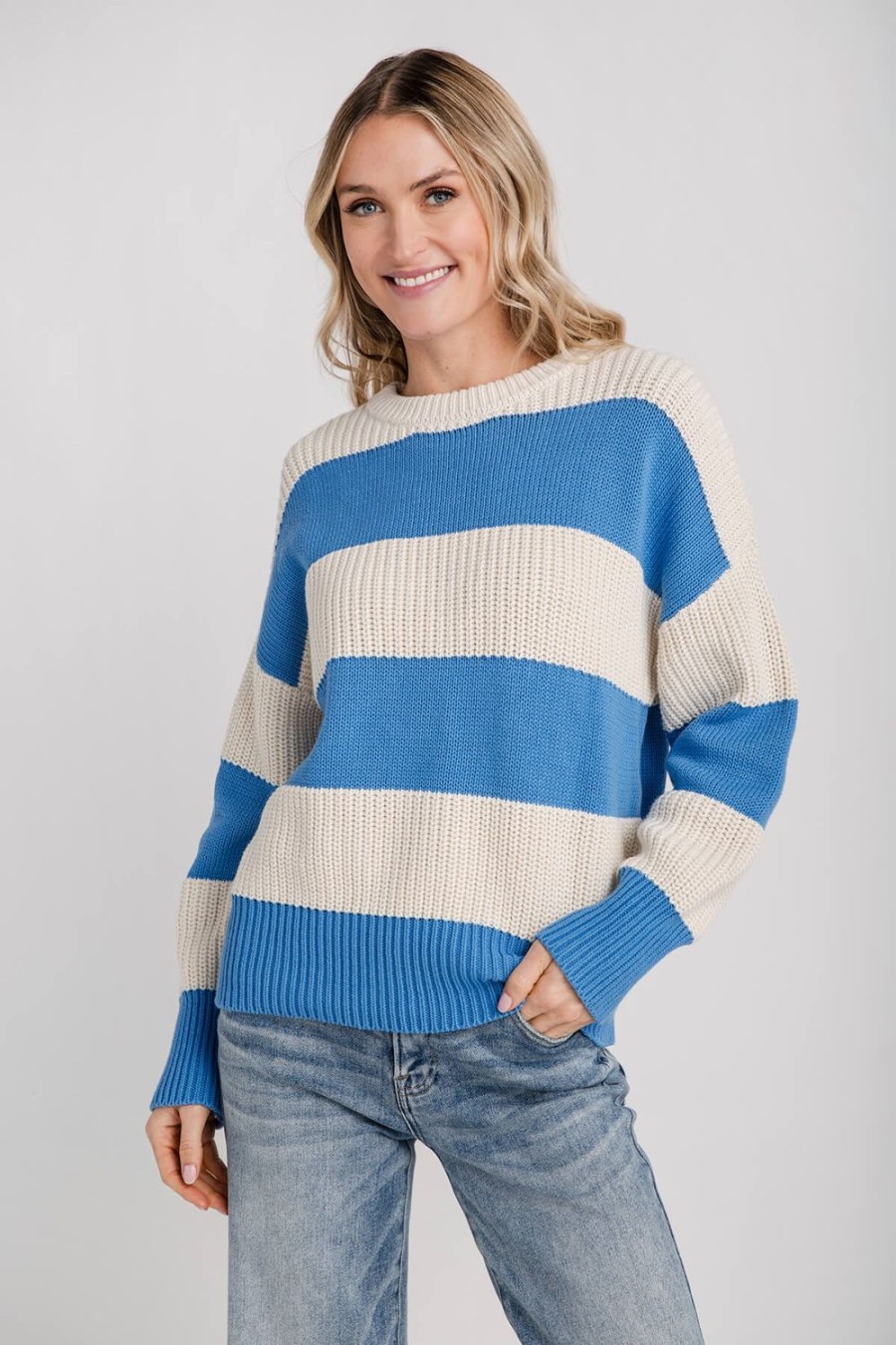 Clothing Z Supply Sweaters | Z Supply Fresca Stripe Sweater