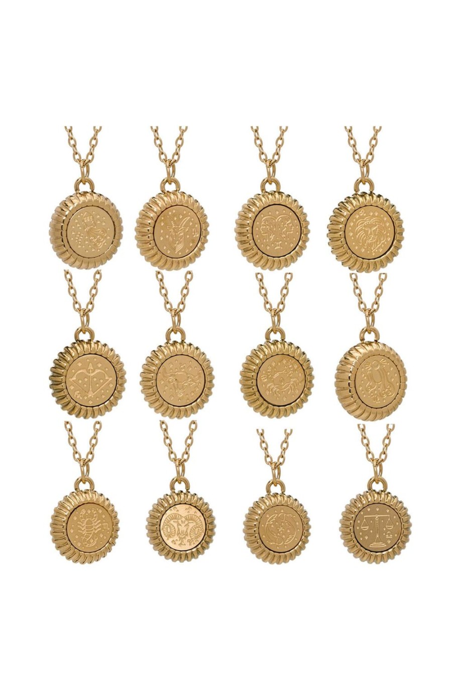 Accessories Bracha | Bracha Contesa Constellation Medallion Necklace