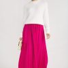 Clothing Fate Skirts | Fate Pleated Satin Maxi Skirt