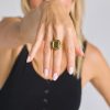 Accessories Susan Shaw | Susan Shaw Handcast Rectangle Adjustable Ring