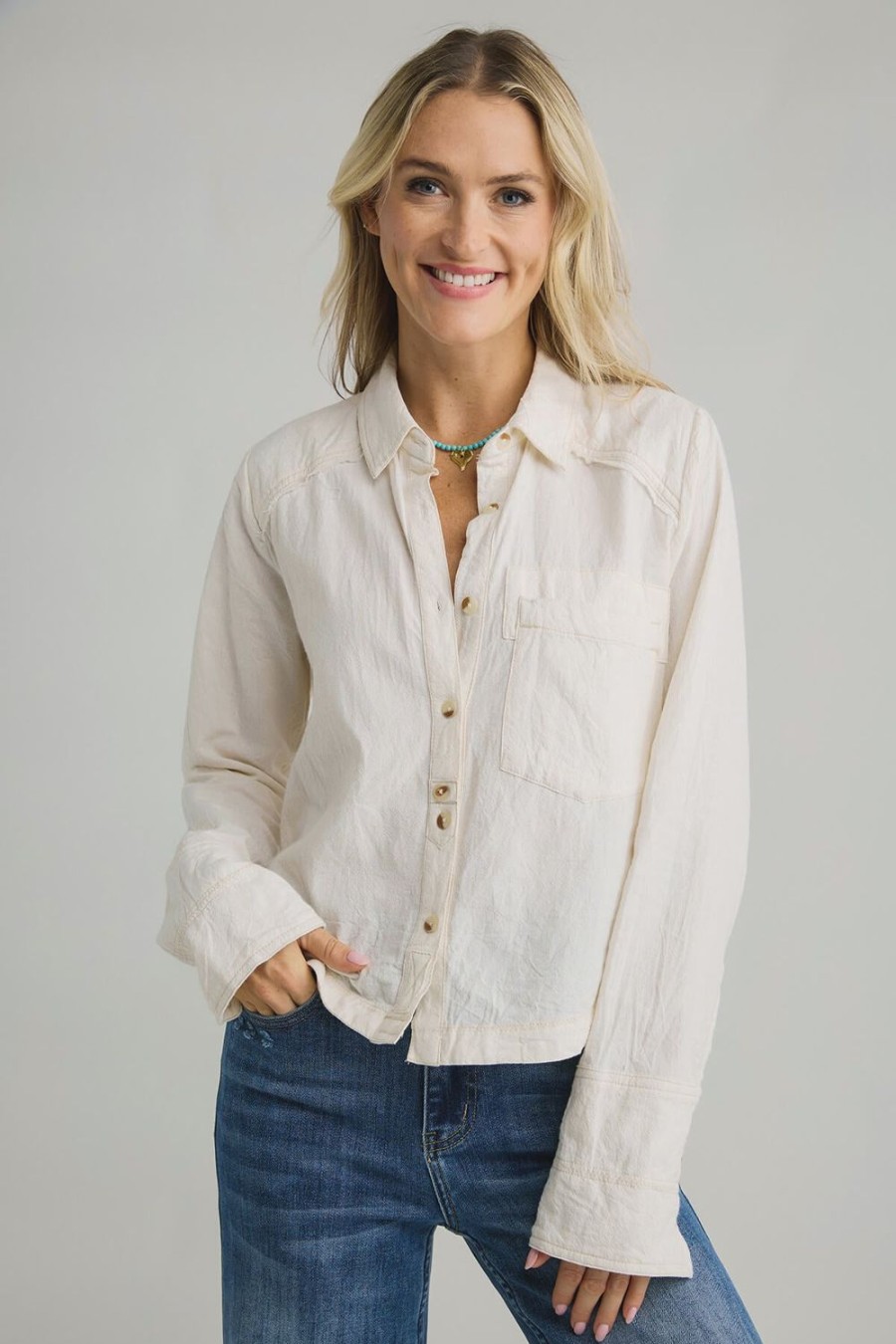 Clothing Free People Shirts | Free People Classic Oxford Top