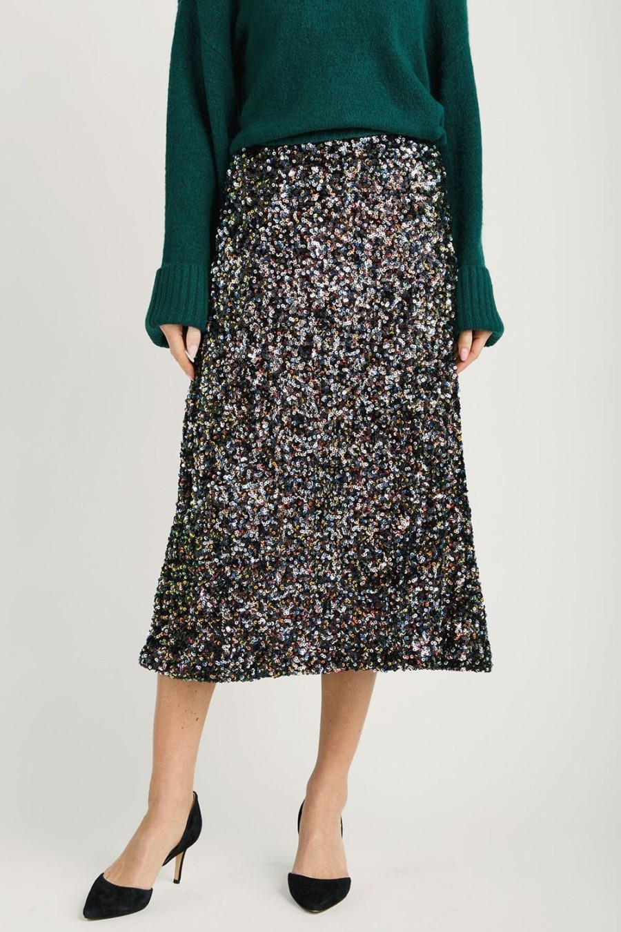 Clothing By Together Skirts | By Together Sequin Midi Skirt