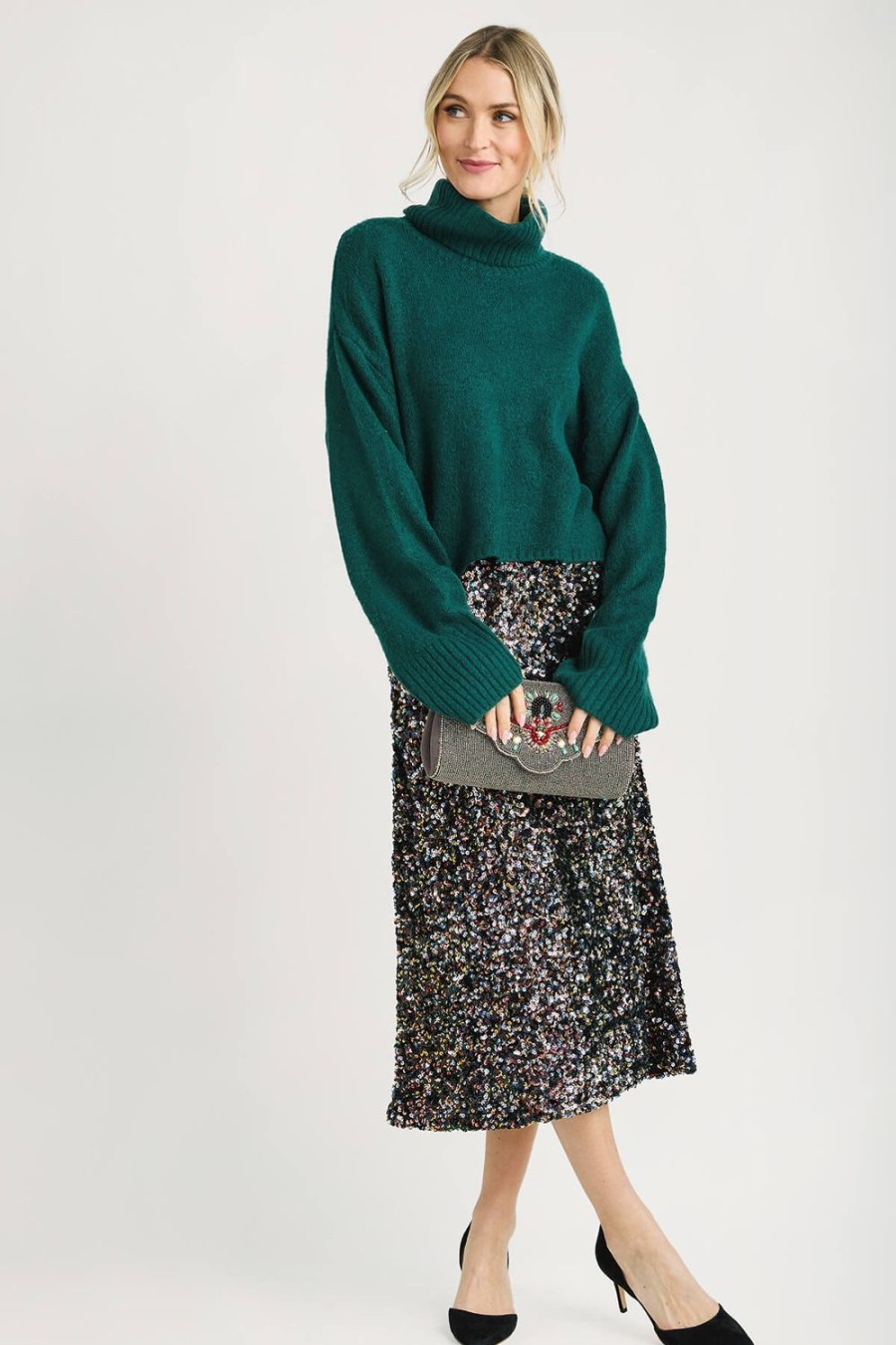 Clothing By Together Skirts | By Together Sequin Midi Skirt