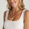 Accessories Susan Shaw | Susan Shaw Toggle Heart Necklace