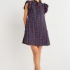 Clothing Sugarlips | Sugarlips Chapman Plaid Shift Dress