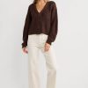 Clothing RD Style Sweaters | Rd Style Joni Long Sleeve Double V-Neck Cardigan