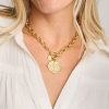 Accessories Susan Shaw | Susan Shaw Compass Toggle Necklace