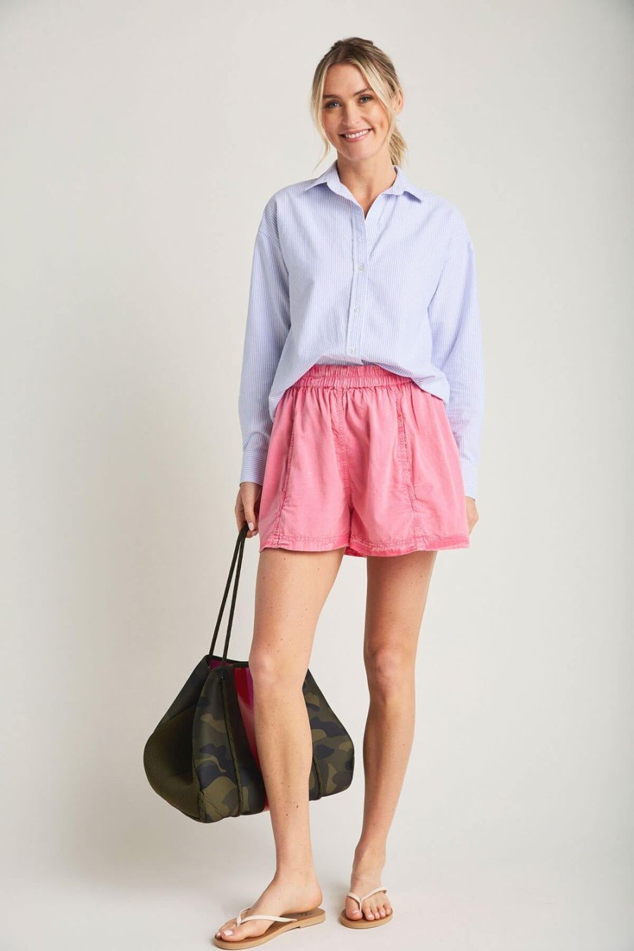 Clothing Free People Shorts | Fp Get Free Poplin Pull On Shorts