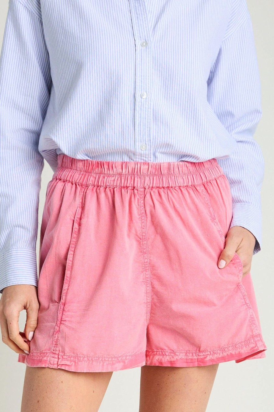 Clothing Free People Shorts | Fp Get Free Poplin Pull On Shorts