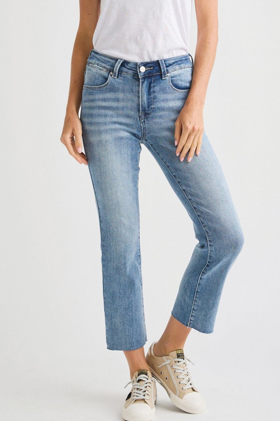 Clothing Risen Denim | Risen Daydreamer Straight Leg Jeans