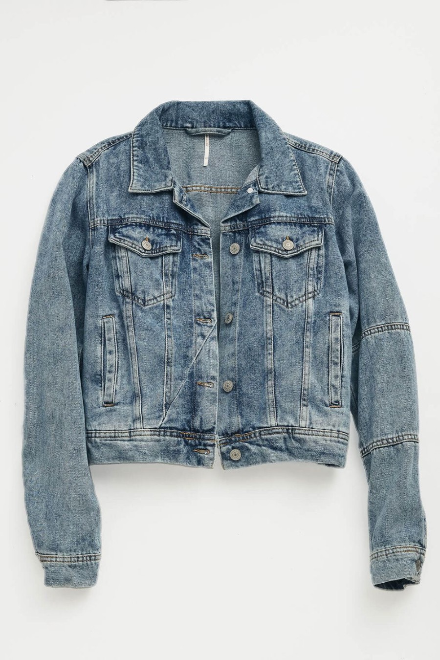 Clothing Free People Jackets | Free People Rumors Denim Jacket