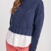 Clothing All Row Sweaters | All Row Cotton Cable Sweater