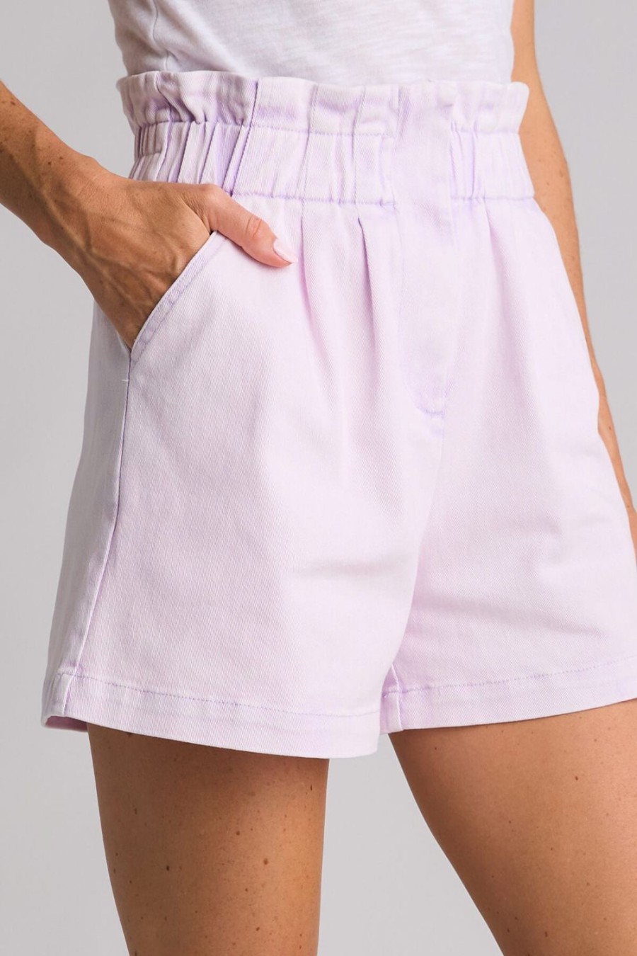 Clothing Skies Are Blue Denim | Skies Are Blue Paperbag Denim Shorts