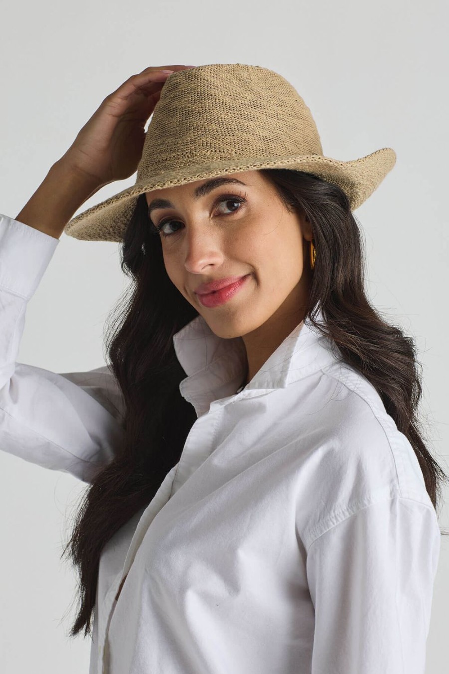 Accessories Social Threads | Shihreen Upf 50 One Size Fits All Fedora