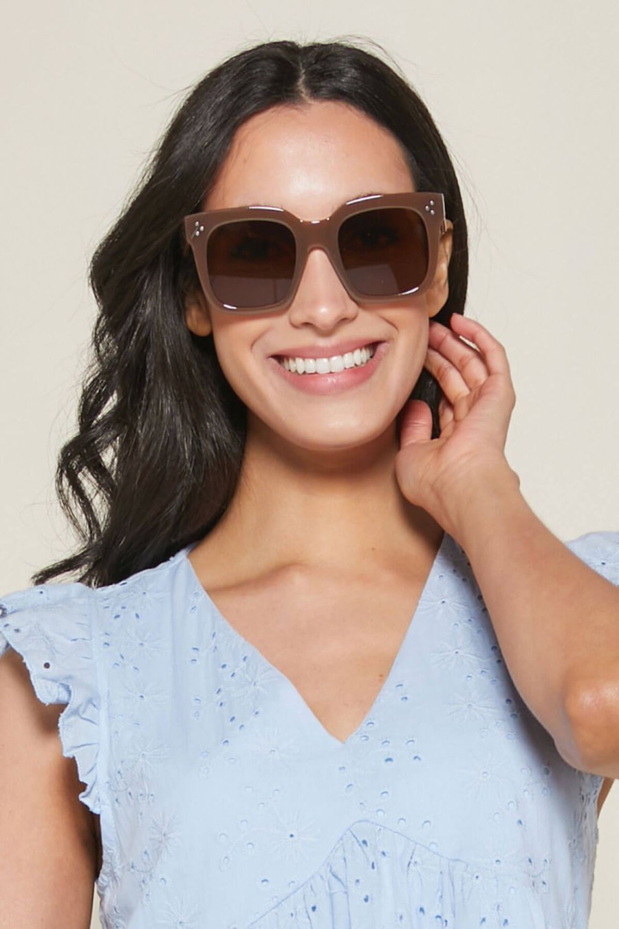 Accessories Yoo Moo | Square Frame Sunglasses