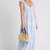 Clothing THML | Thml Windowpane Maxi Dress