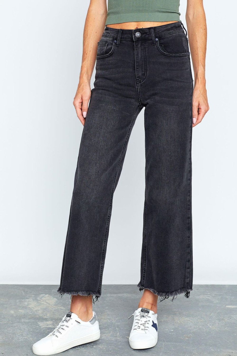 Clothing Risen Denim | Risen Crop Jeans