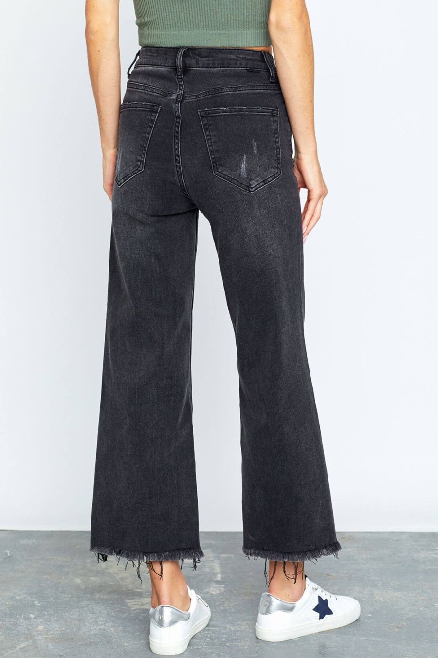 Clothing Risen Denim | Risen Crop Jeans