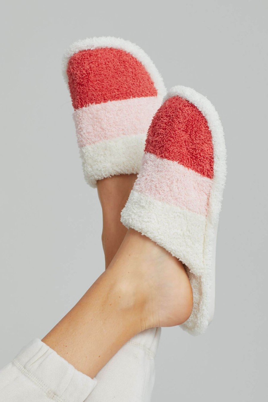 Shoes Fashion City | Fashion City Striped Slippers