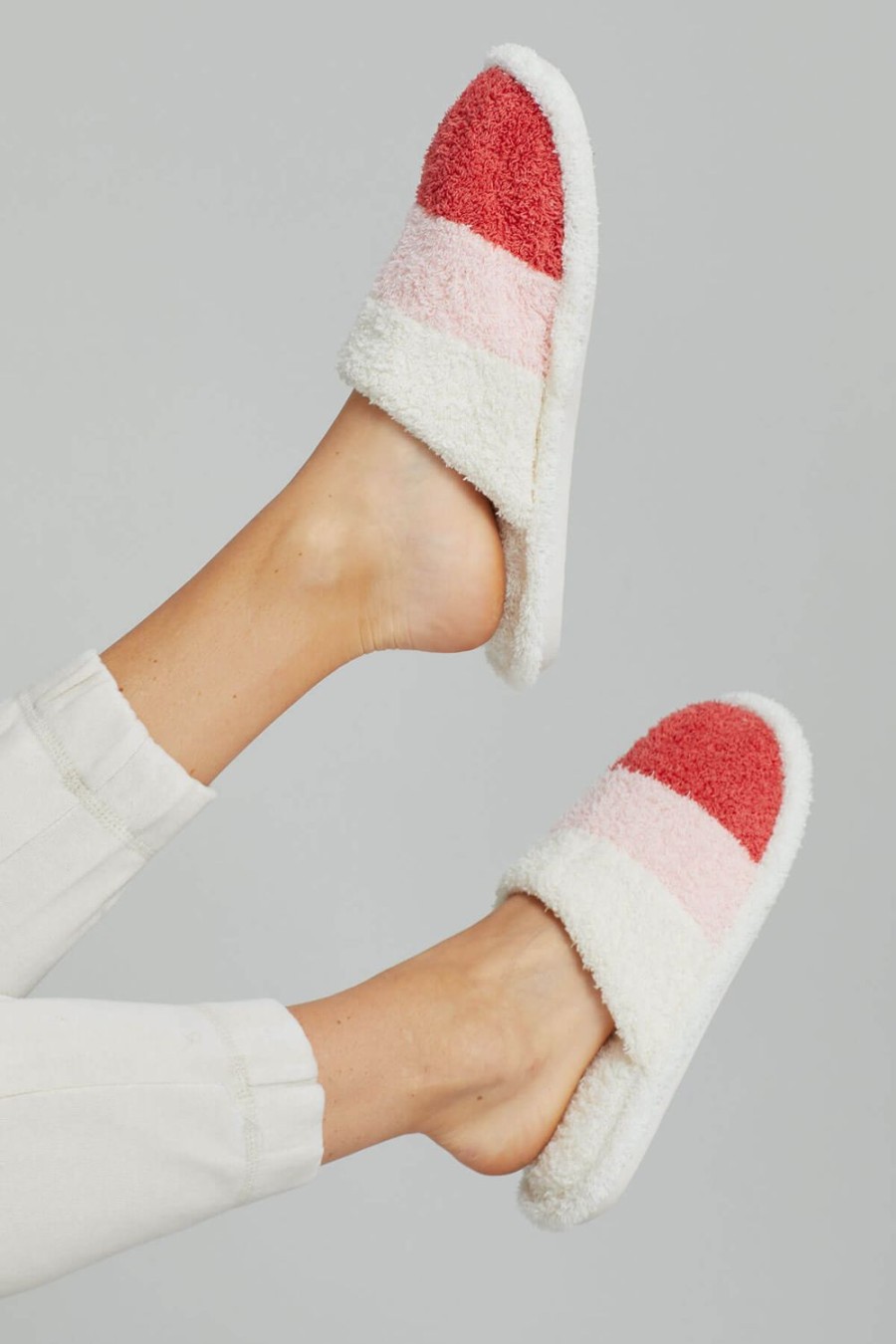 Shoes Fashion City | Fashion City Striped Slippers