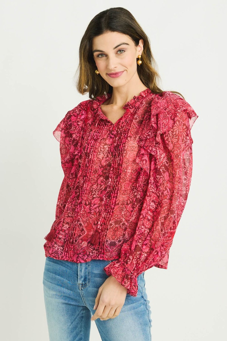 Clothing Olivaceous Shirts | Olivaceous Libby Top