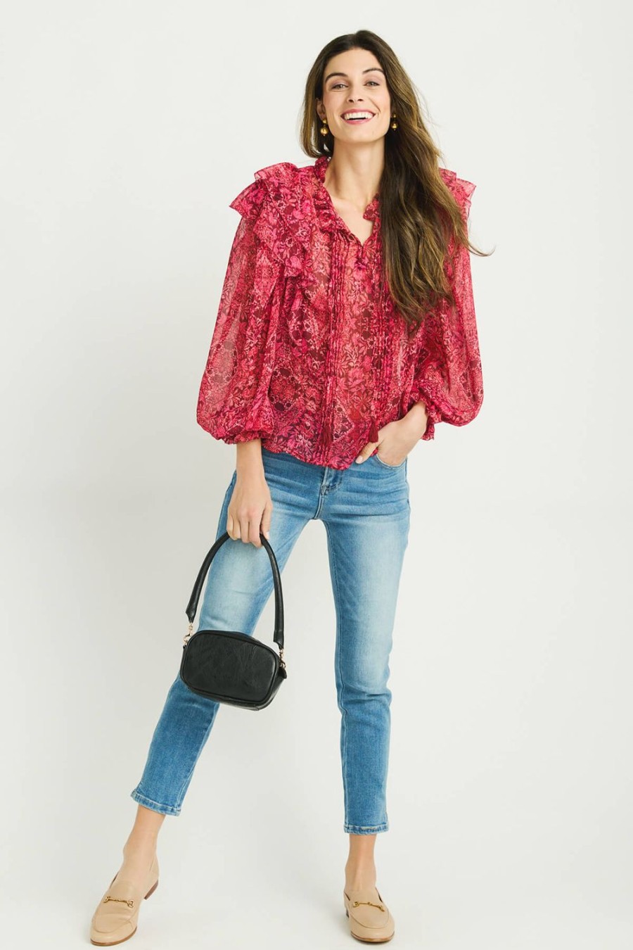 Clothing Olivaceous Shirts | Olivaceous Libby Top