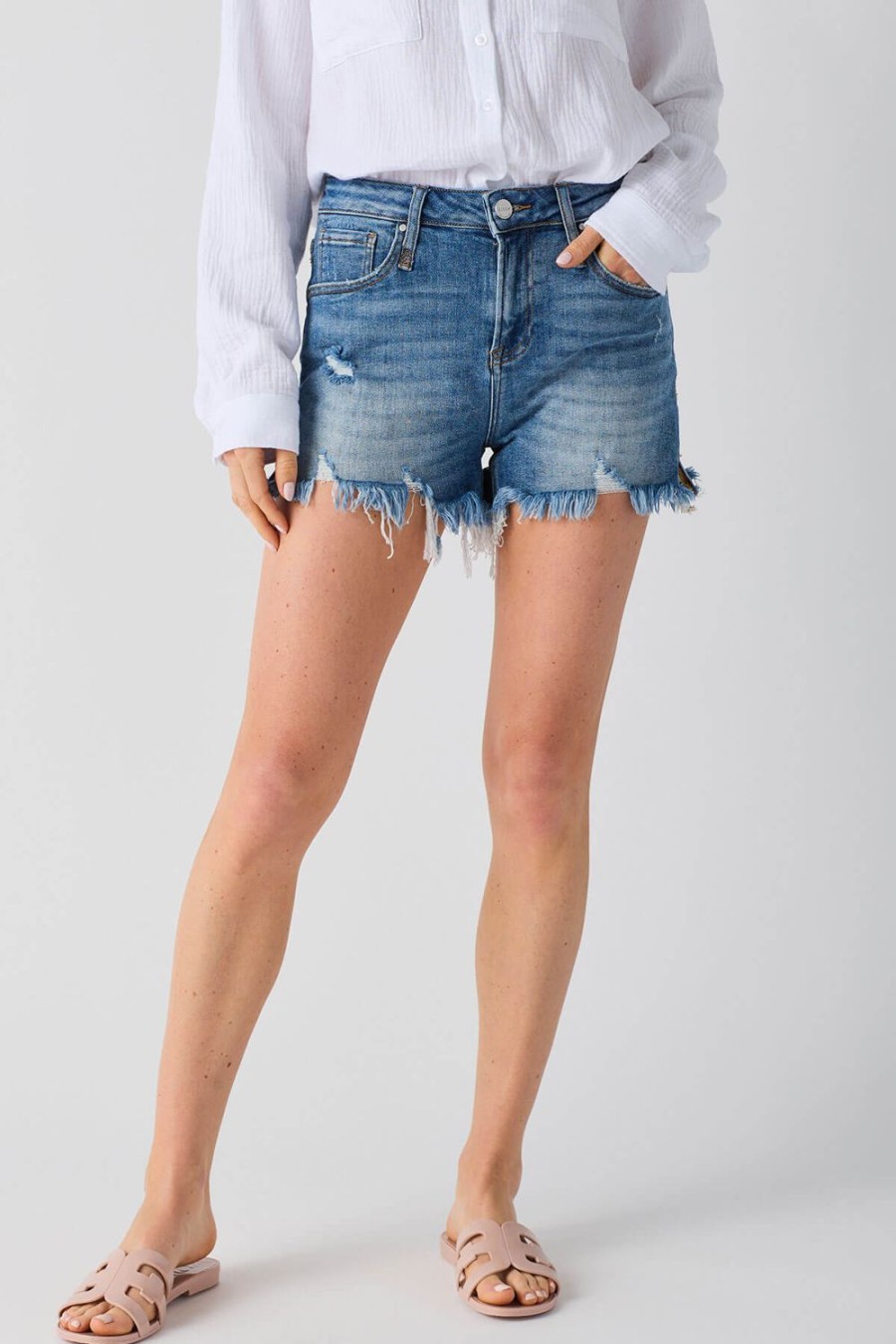 Clothing Risen Denim | Risen Denim Shorts