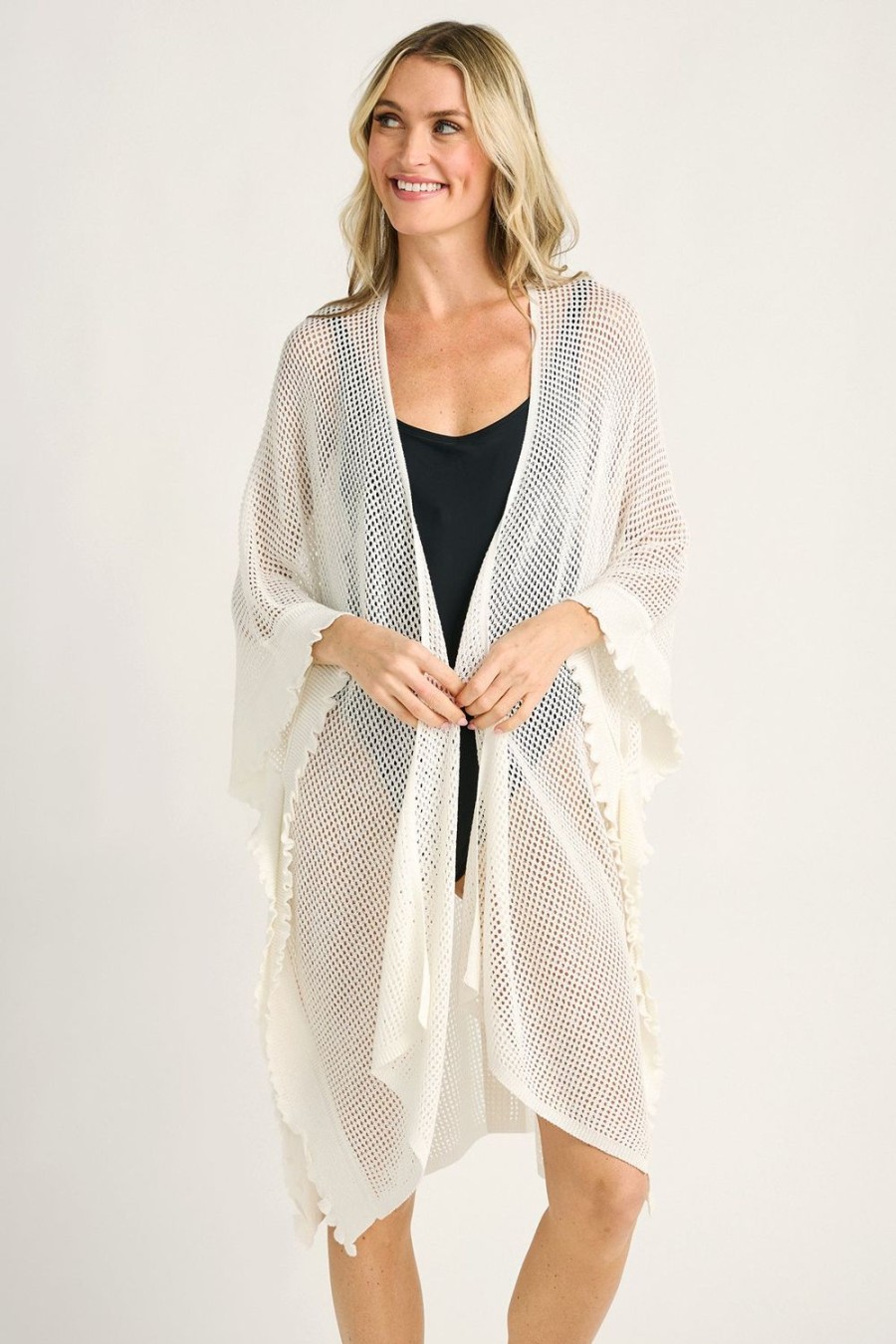 Clothing Surf Gypsy | Surf Gypsy Knit Mesh Coverup