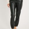 Clothing Z Supply Pants | Z Supply Lenora Faux Leather Jogger