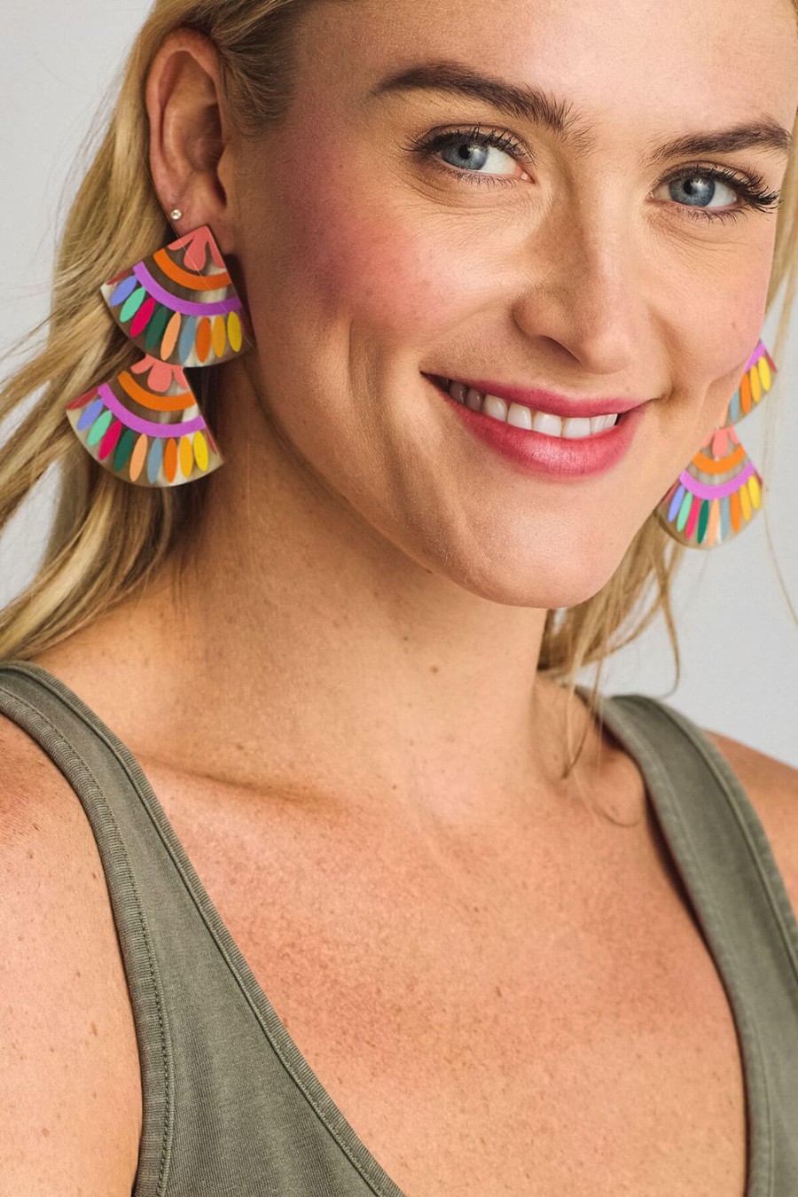 Accessories Sunshine Tienda | Sunshine Tienda Double Tile Earrings