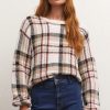 Clothing Z Supply Sweaters | Z Supply Solange Plaid Sweater