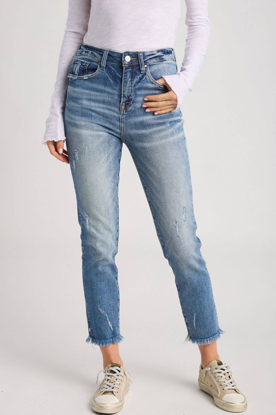 Clothing Risen Denim | Risen Relaxed Skinny Jeans