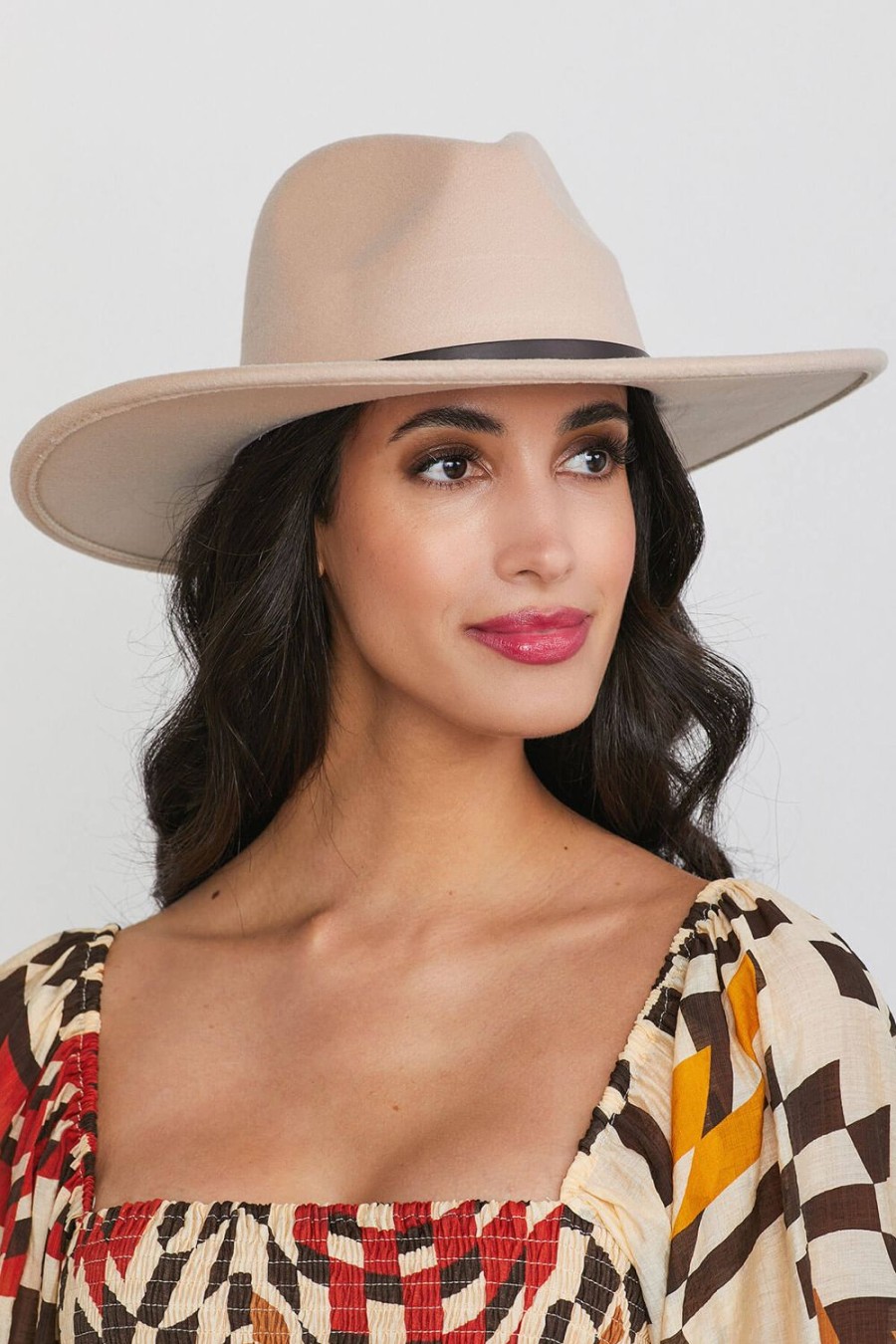 Accessories Hana | Wide Brim Fedora Hat