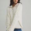 Clothing Elan Sweaters | Elan 1/2 Zip Collar Sweater