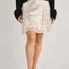 Clothing Hem and Thread Skirts | Hem And Thread Sequin Flared Skirt