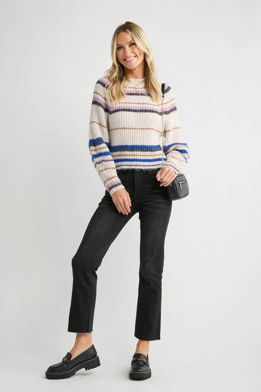 Clothing Z Supply Sweaters | Z Supply Desmond Stripe Sweater