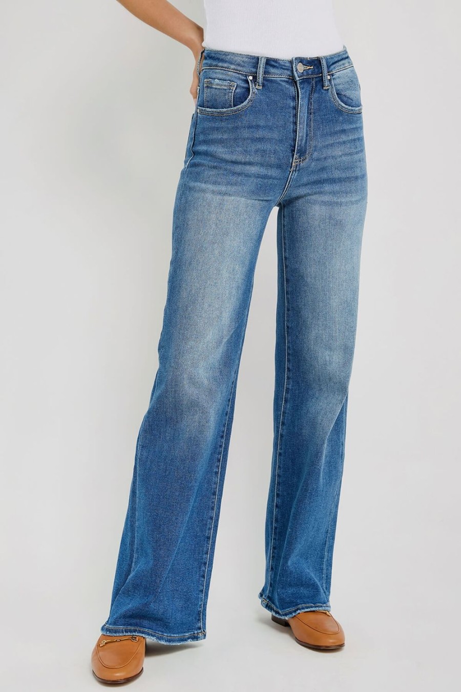 Clothing Risen Denim | Risen High Rise Wideleg Jeans