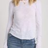 Clothing Free People Tees & Tanks | Free People Be My Baby Long Sleeve Solid Tee