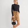 Clothing RD Style Skirts | Rd Style Brailey Button Front Self Tie Skirt