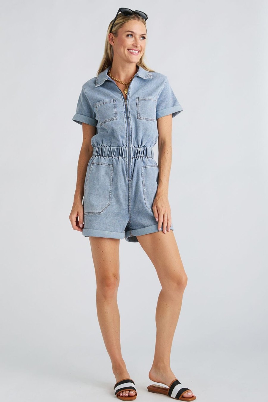 Clothing Blue B | Blue B Romper