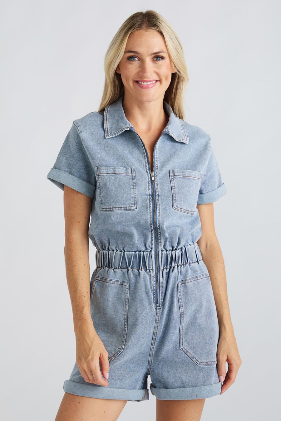 Clothing Blue B | Blue B Romper