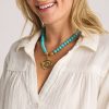 Accessories Susan Shaw | Susan Shaw Turquoise Bead Bee Necklace